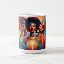 Caneca De Café Irmãs do Sol: Poder, Unidade e Luz