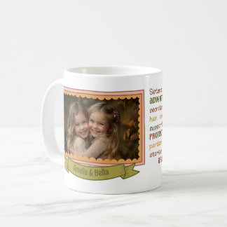 Caneca De Café Irmãs Tocando no Coração e Mug de Café Sentimental