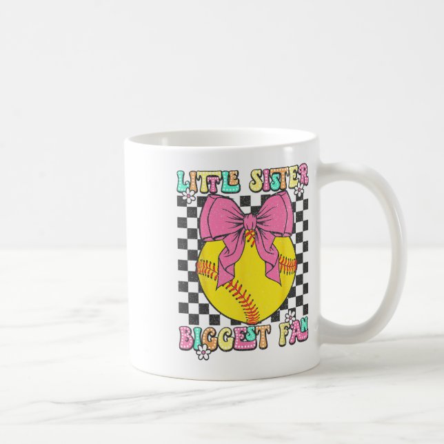 Caneca De Café Irmãzinha Maior Fã Retro Softll Irmã Menina (Direita)