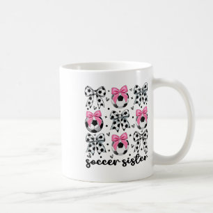 Caneca De Café Irmãzinha Sedutora de Futebol Arco Fofo Irmã de Fu