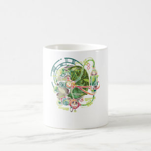 Caneca De Café IRobot Vá Verde