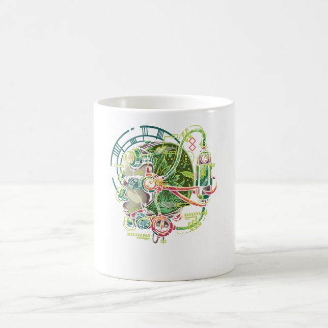 Caneca De Café IRobot Vá Verde (Centro)