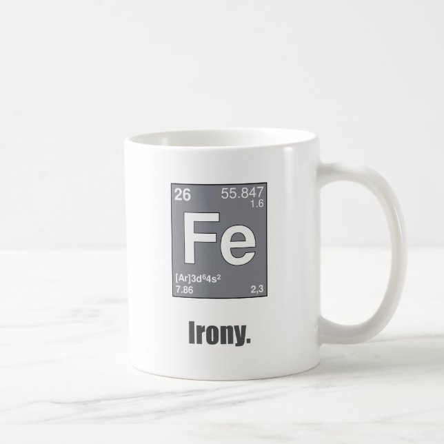 Caneca De Café Ironia (Direita)