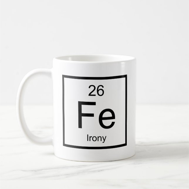 Caneca De Café Irony Element Coffee Mug (Esquerda)
