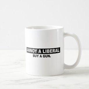 CANECA DE CAFÉ IRRITE UM COMPRAR LIBERAL UMA ARMA