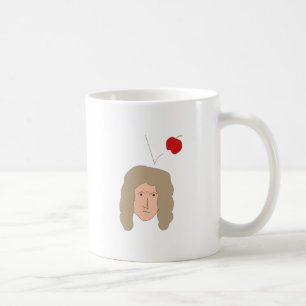 Caneca De Café Isaac Newton Maçã Física Humor Ciência