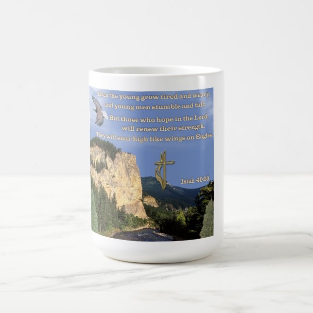 Caneca De Café Isaiah 40:30-31 (Centro)