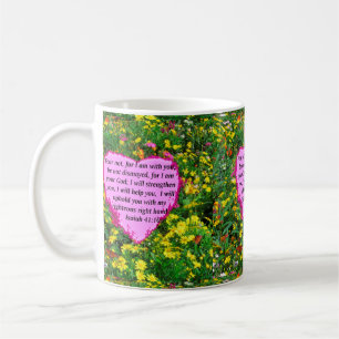 CANECA DE CAFÉ ISAIAH 41:10 WILDFLOWER PHOTO DESIGN