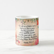 Isaiah 9:6 Para nós uma Criança é Nascer, Natal