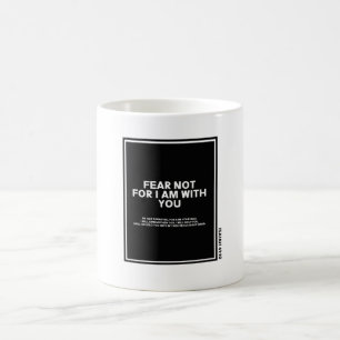 Caneca De Café Isaiah Moderna 41:10 Bíblia Verso