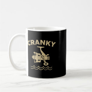 Caneca De Café Isca de pesca Crankbait - Cranky Funny Fishing