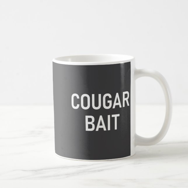 Caneca De Café Isca de Puma, Divertido, Piadas, Sarcástico  (Direita)