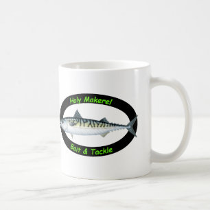 Caneca De Café Isca & equipamento santamente de Makerel