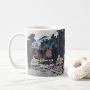 Caneca De Café Ishiyakushi pelo japonês Ukiyo-e de Hiroshige