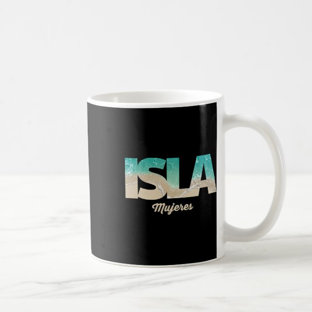 Caneca De Café Isla Mujeres México (Direita)