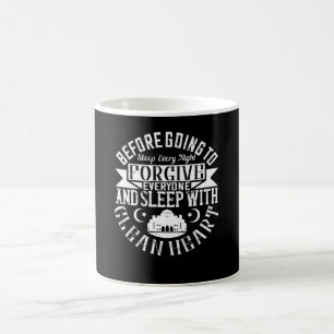 Caneca De Café Islã - Perdoe A Todos E Durma Com Coração Limpa
