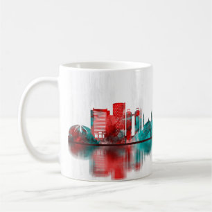 Caneca De Café Islamabad Paquistão Skyline