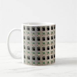 Caneca De Café Islamic Gold Mug Kaaba & Masjid Nabawi