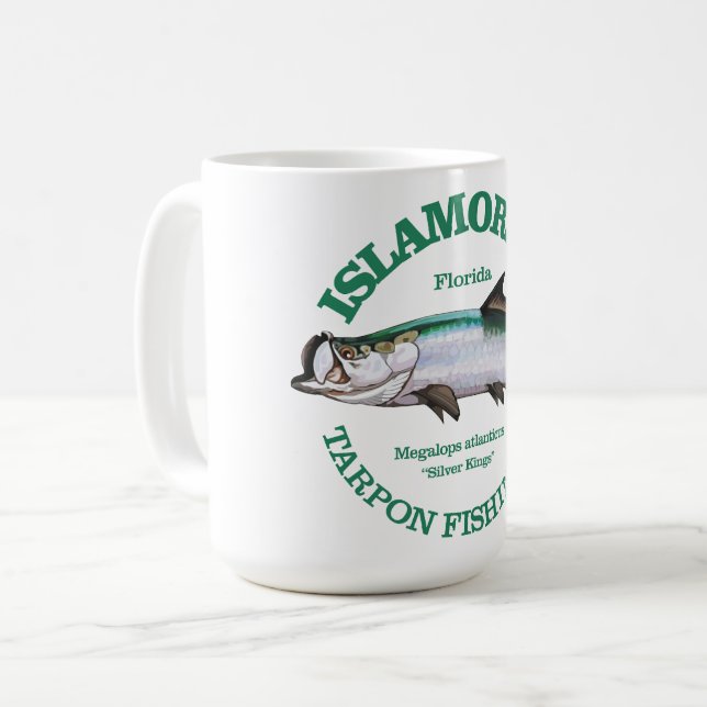 Caneca De Café Islamorada (Tarpon) (Frente Esquerda)