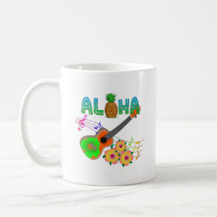 Caneca De Café Island Music Ukulele Aloha