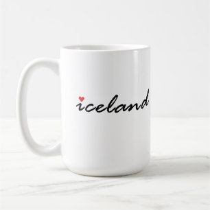 Caneca De Café Islândia ama patriota