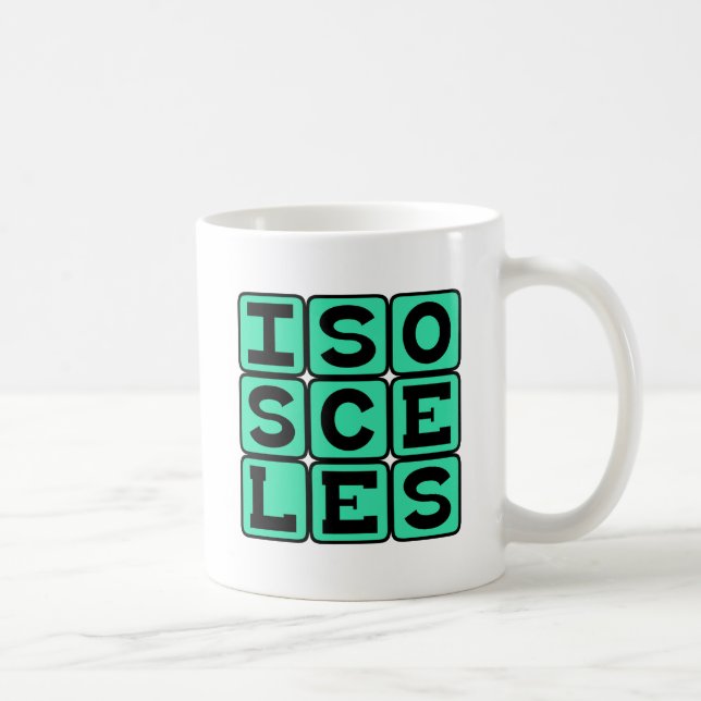 Caneca De Café Isósceles, Tipo de Triângulo (Direita)