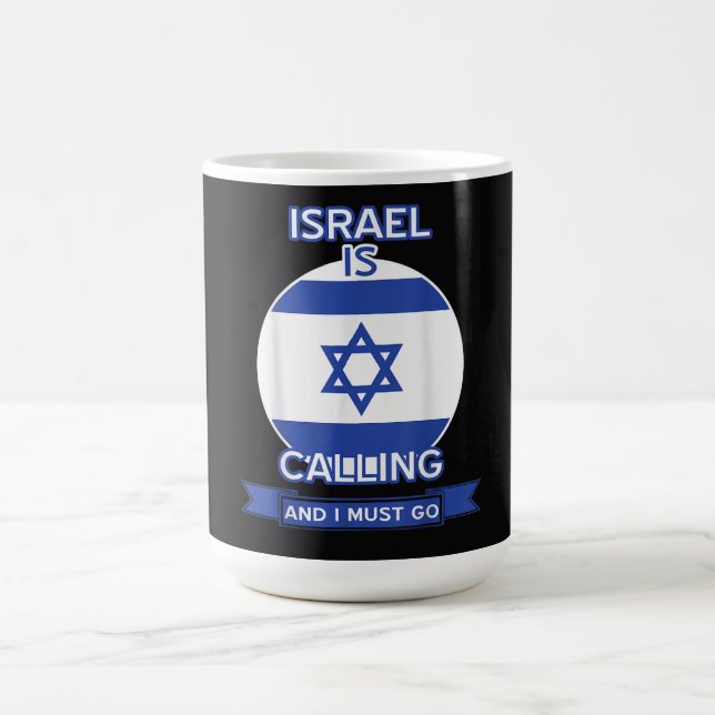 Caneca De Café Israel Está Chamando E Eu Devo Ir  (Centro)