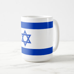 Caneca De Café Israel Flag - Israel Flag - Star of David