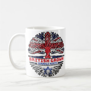 Caneca De Café Israel Israel Uk Reino Unido British Tree Baby