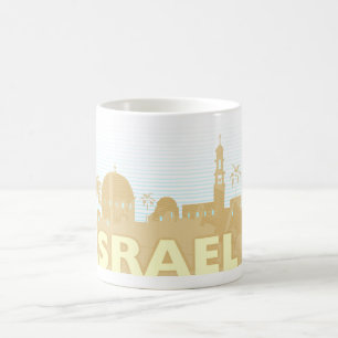 Caneca De Café Israel Vintage Mug