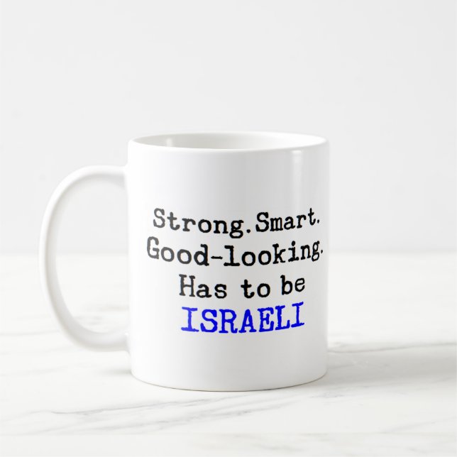 Caneca De Café israeli strong (Esquerda)
