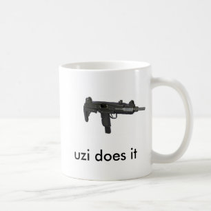 Caneca De Café israeli-UZI-9mm, uzi fá-lo