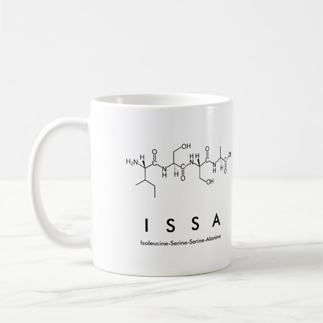 Caneca De Café Issa peptide name mug (Esquerda)