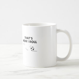 Caneca De Café Isso é como eu rolo o futebol