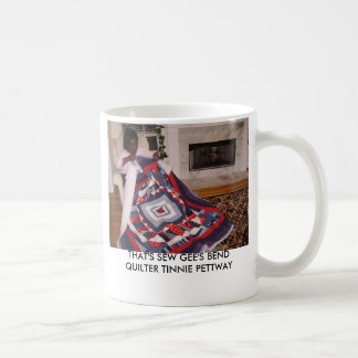 CANECA DE CAFÉ ISSO É SEW GEE A CURVATURA QUILTER TINNIE…