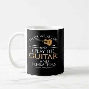 Caneca De Café Isso que eu faço, eu toco violão e sei coisas
