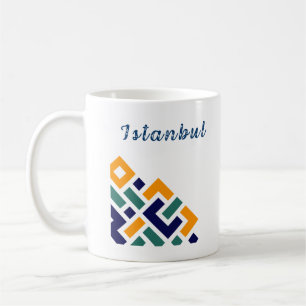 Caneca De Café Istambul Turkiye Souvenir Colorida