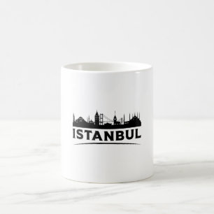 Caneca De Café Istambul Turquia Cidade Cidade da Turquia - Skylin