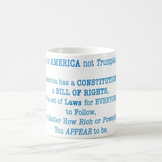 Caneca De Café Isto é a América (Centro)