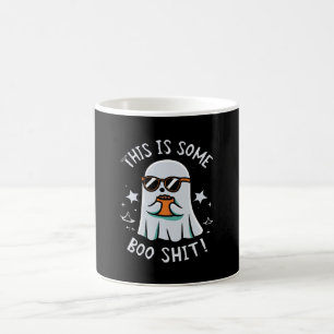 Caneca De Café Isto é Alguma Folha de Boo