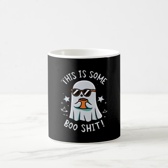 Caneca De Café Isto é Alguma Folha de Boo (Centro)