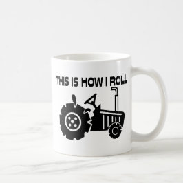 Caneca De Café Isto é como eu rolo o trator de cultivo