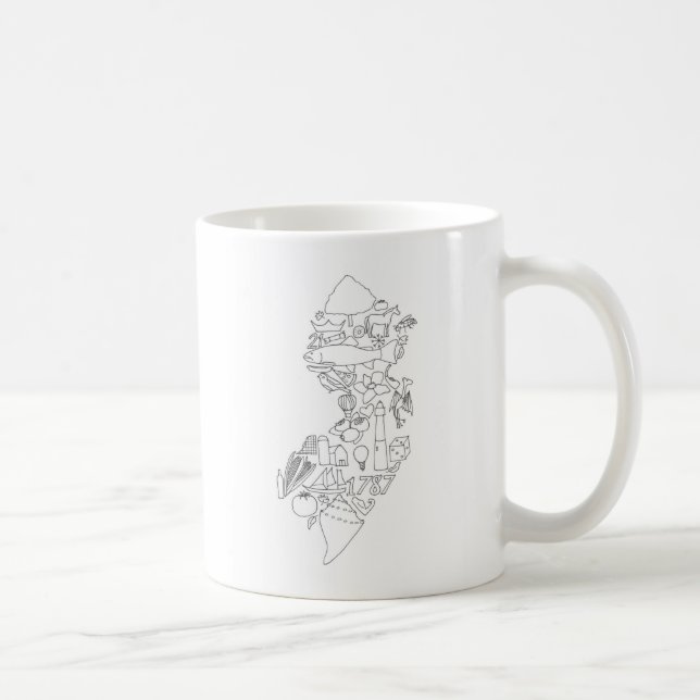 Caneca De Café Isto é Jersey (Direita)