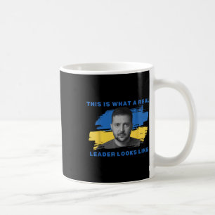 Caneca De Café Isto É O Que Um Líder De Verdade Parece Ser Apoiar