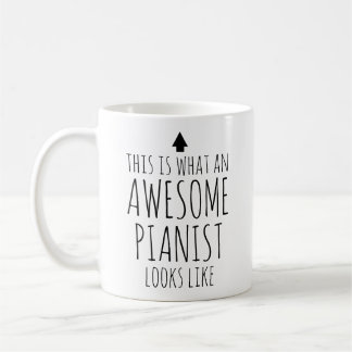Caneca De Café Isto é o que um pianista incrível parece personali