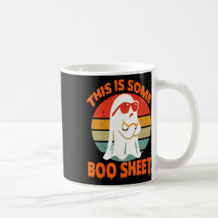 Caneca De Café Isto É Uma Brincadeira De Boas Folhas De Halloween