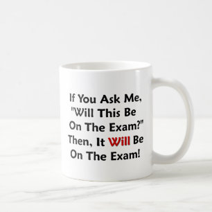 Caneca De Café Isto estará no exame?