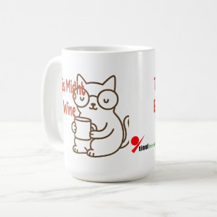 Caneca De Café Isto Pode Ser Vinho - Edição De Mug De Gato