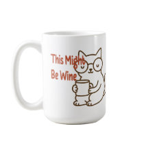 Isto Pode Ser Vinho - Edição De Mug De Gato