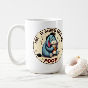 Caneca De Café "Isto vai me fazer cocô" engraçado